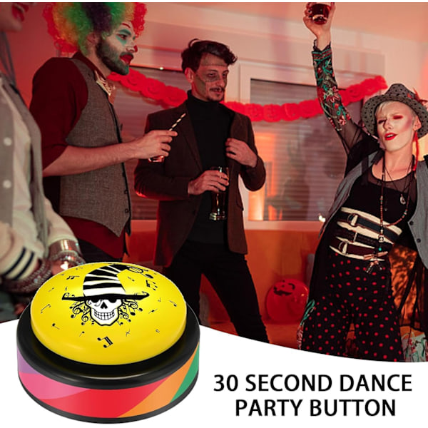30 Sekunders Danseknapp, Musikkdansfestutstyr for Barn og Voksne