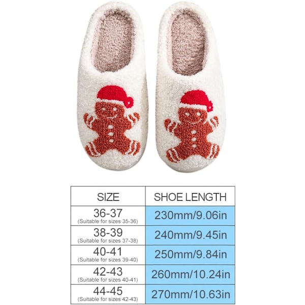 Elg Plysj Julesko for Menn og Kvinner, Komfortabel Design Red Pearl D 42/43 EU