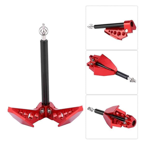 2x Metall Universal Kraftig Rc Bil Vinschankare, Fällbar-max
