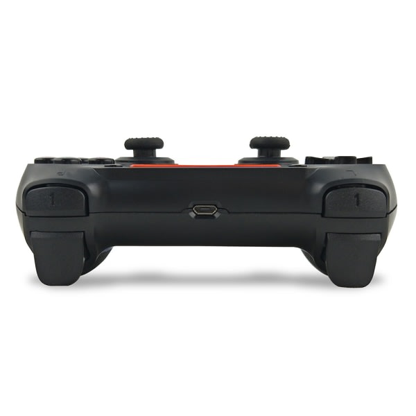 CQBB PS4 Controller Trådlös Controller Gamepad med Dual Vibration och 3,5 mm Jack-svart röd