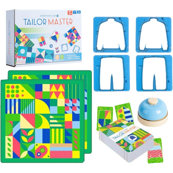 Tailor Master Matchspill for Barn | Formsorter Brettspill - Dobbel Kamp Gøy Advanced version