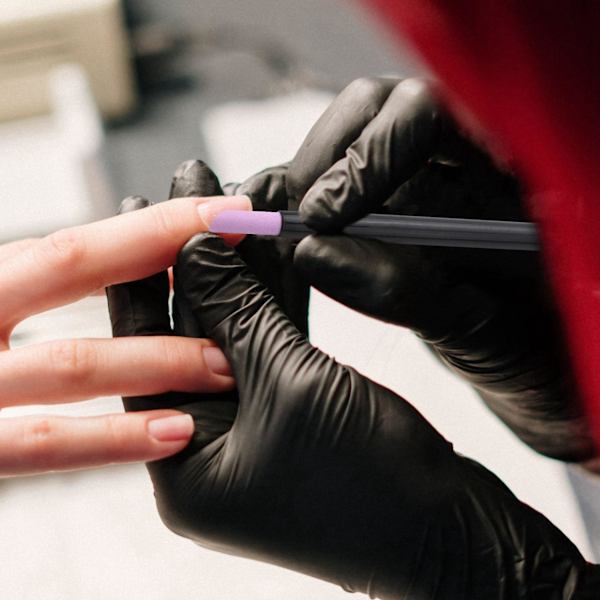 Svart kvarts nagelbandssticka penna nagelband nagelkonst pusher sked skuren nagel pusher manikyr
