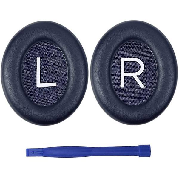 Vaihtokuulokkeiden pehmusteet Bose QuietComfort 35 (qc35) & Quiet Comfort 35 Ii (qc35 Ii) kuulokkeille {DB Tummansininen Dark Blue