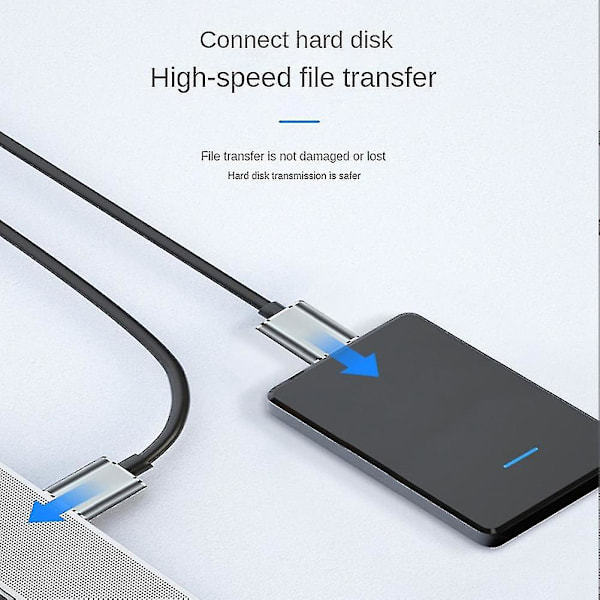 Extern hårddisk USB-kabel - Hdd-kabel - Datakabel Ssd Sata-kabel för hårddisk - Usb3.0, 0,5M