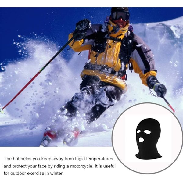 Balaclava Skidmask Multifunktionell Mask Mössa, Snood, Halsduk, Maskeringsdräkt