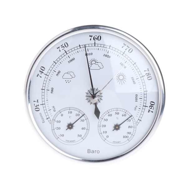 SQBB Classic Dial Type Barometer Termometer Hygrometer för inomhus- och utomhusbruk
