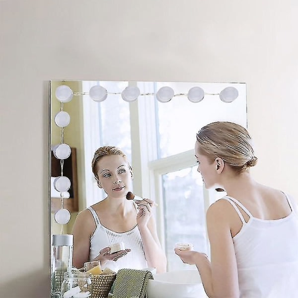 CQBB Makeup Mirror Led Glödlampor Kit För Sminkbord Vägglampa