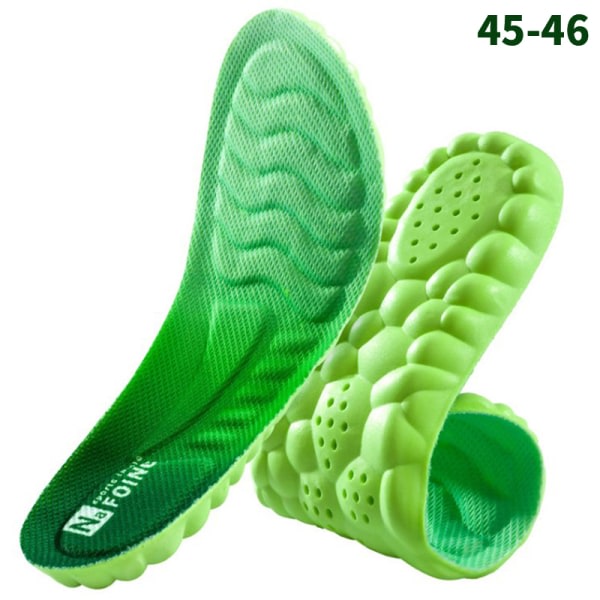 Comfort Sport Breathable insoles for Shoe sole size 45-46