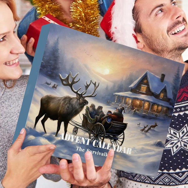 Överlevnadskit Adventskalender 2024 | 24-dagars Julkalender för Utomhusentusiaster
