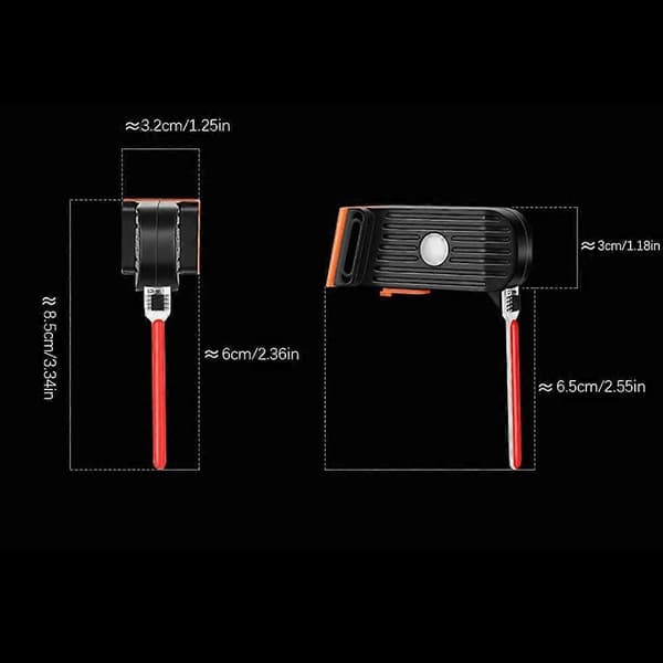 Photon Drop Light USB Oppladbar Sykkel Baklykt 3 Lysmoduser Robust-Perfekt Rød-maks Red