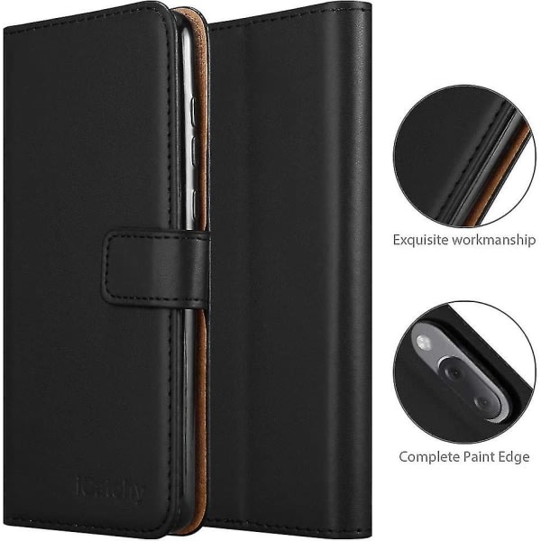 SQBB Etui til Xperia L3 Pung Bog Stativ Vis Etui Cover Magnetisk lukning null none