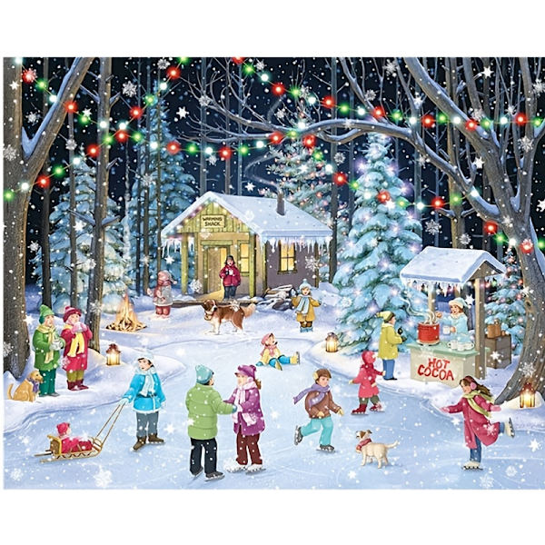 Julklapp Vuxen 1000 bitar julpussel Pedagogiska stress relief
