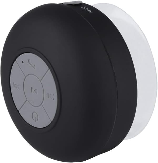 Vandtæt Bluetooth-højttaler IP4 Trådløs Håndfri, Sort_max