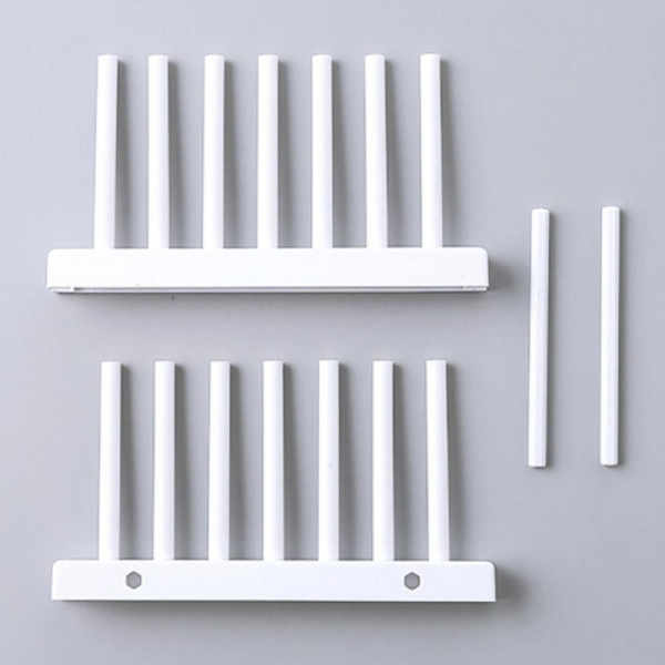 st Creative Plastskål Tallrikställ Lock Köksmaterial Dräneringsställ white