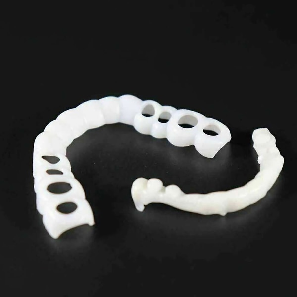 SQBB Perfekt Smile Brace Fast på øvre falske tænder Dental Faner Protes Cover Set null none