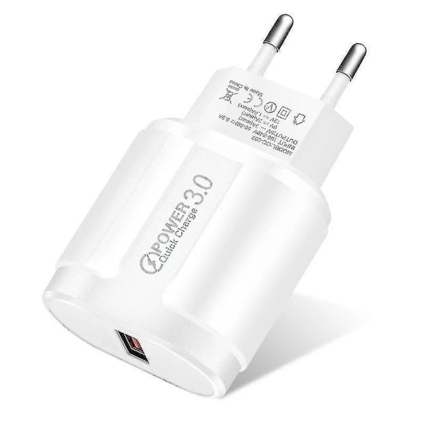 SQBB Universal 3.0 USB -adapter för mobiltelefonladdare (EU-vit)