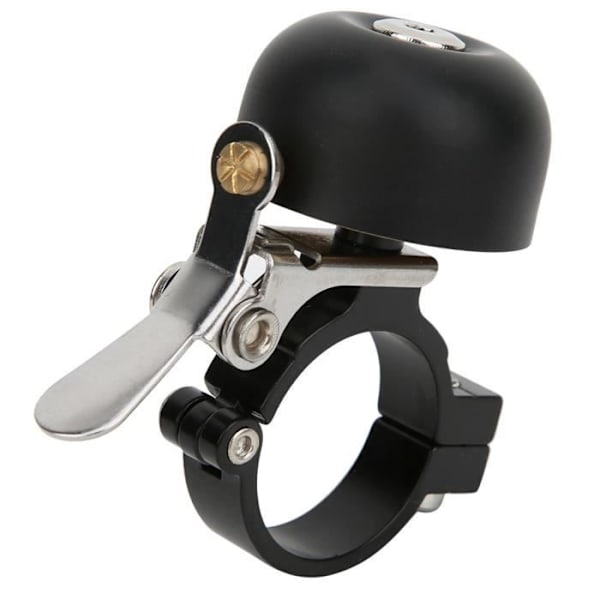EBTOOLS Cykelklocka Mycket högljudd cykeltillbehör Metall Retro Mountainbikeklocka (mässing)