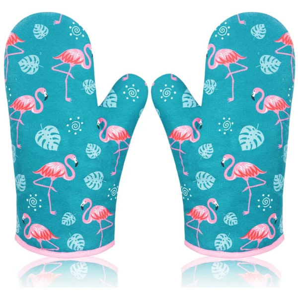 Ugnsvantar Ugnsvantar, Anti skållningsvantar Bakvantar Ugnsvantar Ugnsvantar Ugnsvantar Ugnsvantar Köksvantar Flamingo 2 Pack Green