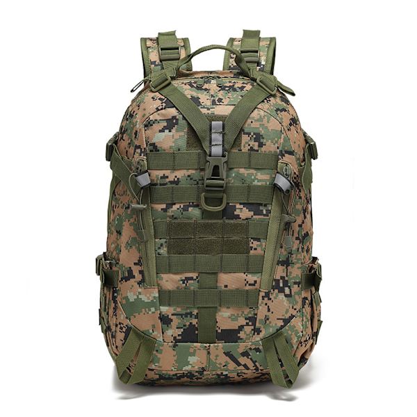 I lager Grossist Utomhus Taktik Ryggsäck Sport Ryggsäck Vattenavvisande Rivtålig Ryggsäck Vandringsutrustning Army Green