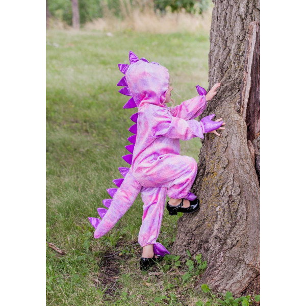 Söta barn Pojkar Flickor Dinosaurie Kostym Barn Jumpsuit Kostym Halloween Purim Carnival Party Visa Kläder M