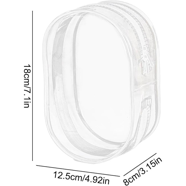 Transparent Dukkskärmväska | Bärbar Dammsäker Transparent Väska för Små Figurer Transparent