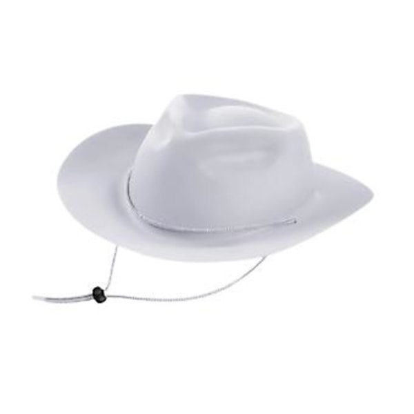 Cowboyhatt för barn, solhatt för fiske, scenframträdanden, camping (Vit) White