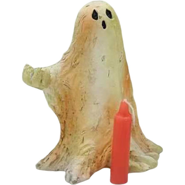 Haamu-patsas koristeeksi | Ihastuttavat hartsi-halloween-rekvisiitat kerrostetuille tarjottimille C
