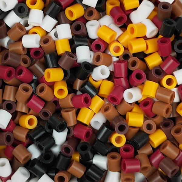 5MM Järnpärlor 1000st Pixel Pussel Järnpärlor Mix Färger för barn Hama Pärlor Diy Hög Kvalitet Handgjord Presentleksak M01