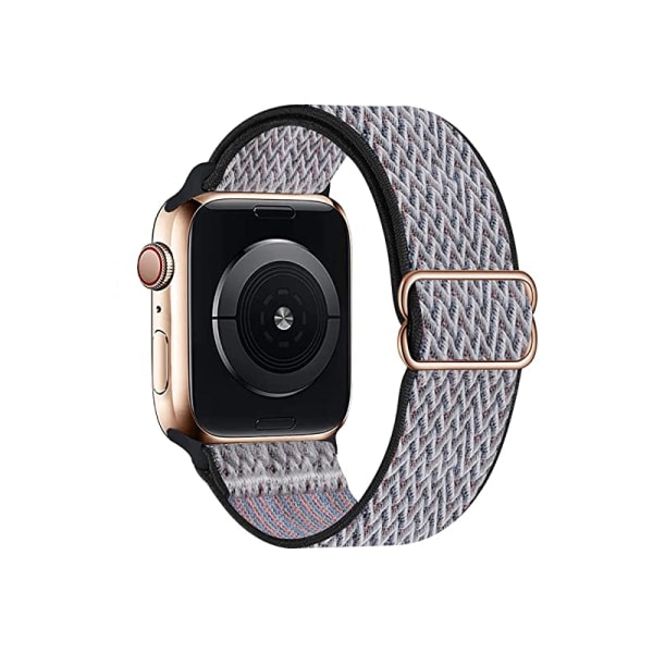 CQBB Stretchig rem kompatibel med Apple Watch band, kompatibel med Watch Series 6/5/4/3/2/1 SE（1#，38/40mm）