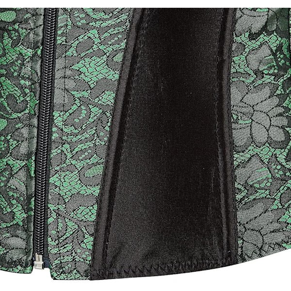 Naisten korsetit Overbust Bustier Top Gothic Sexy Olkapää Sininen6806 4XL Blue6806 4XL