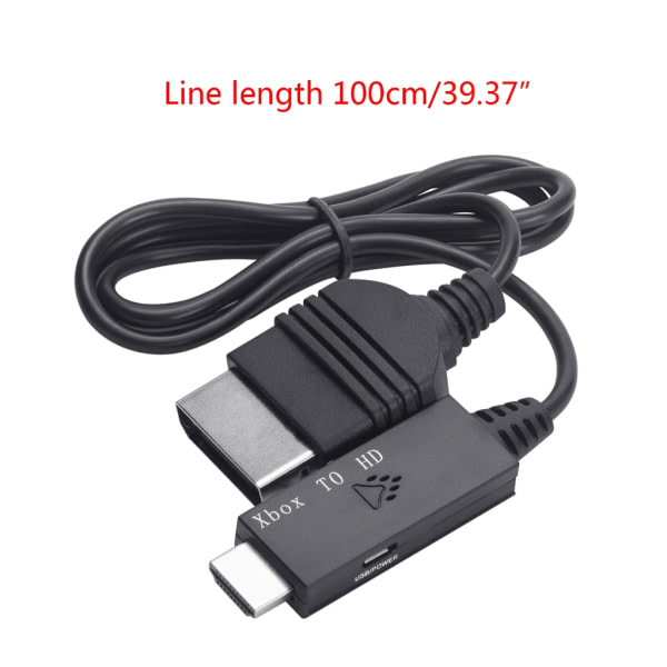 CQBB för XBOX till HDMI-kompatibel omvandlarsladd 1080i 720p 480p Original AV-kabeladapter för alla klassiska konsolmodeller