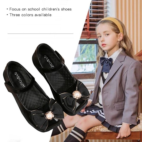 Prinsessa Elsa skor barn festskor flicka svart 17,4 cm / størrelse 27 17.4cm / size27