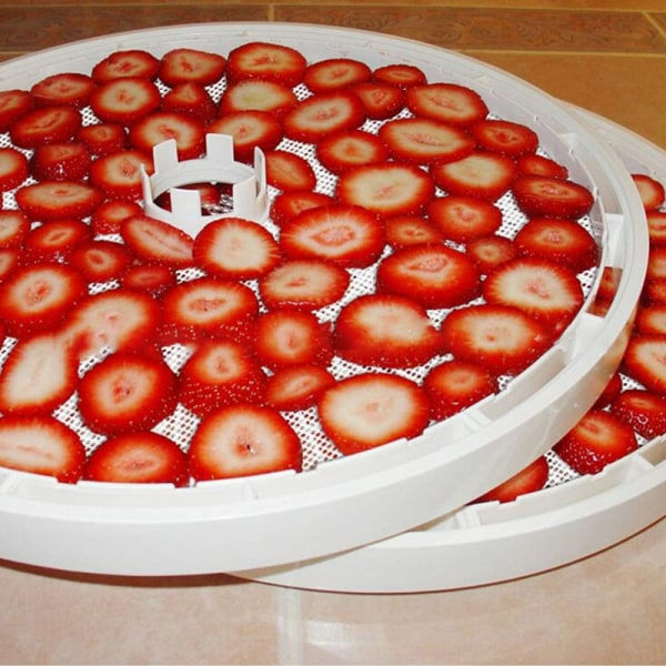 8 st runda silikon torkark ark Dehydrator mattor för frukt 8 st