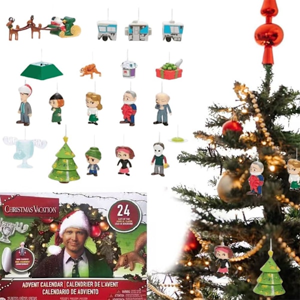 2024 Julekalender, National Lampoons Juleferie, 24-Dages Juleoptakt Dekorationer Christmas