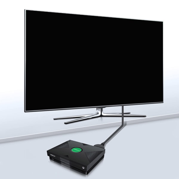 CQBB 1080P-Xbox till HDMI-kompatibel Video Audio Converter Adapter Spel High Definition Link Kabel TV-Monitor Projektor Hållbar