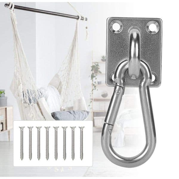 2-pack väggkrokar för nyckelband, stridsrep, träningsutrustning, yogahängmatta – max