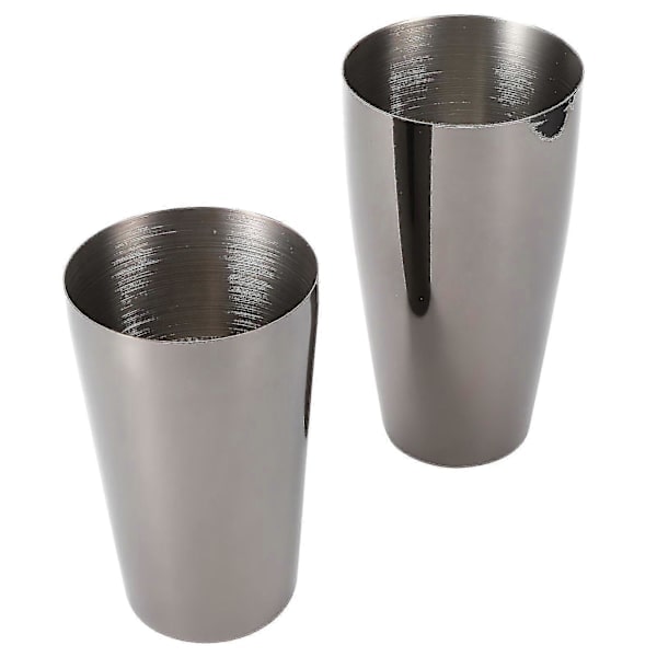 800/600ml Sort 304 Rustfrit Stål Cocktail Shaker Sæt - Fest Bar Bartender Tilbehør—max