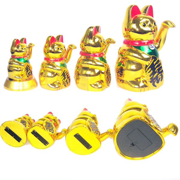 Vinkende Lykkekat - Dekoration Guld