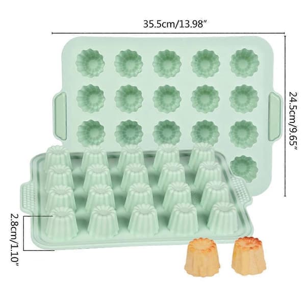 Kakeformer Silikonmateriale Fondantform Blomsterformet Gave til Bakeelskere_max