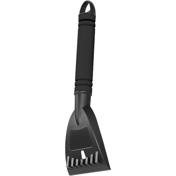 Isskraper for bil frontrute, isskrape snøbørste for bil frontrute 32 cm, ergonomisk skumgrep bil snø isskrapere for vinduer biler, lastebiler, suver Svart