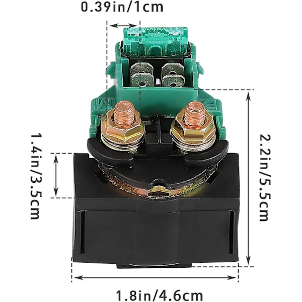 Solenoid startrelæ til Tgb 325 425 500 525 550 Blade Quad Atv