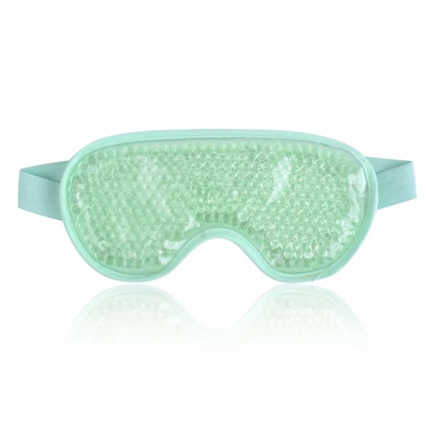 Cooling Eye Mask Återanvändbar Cold Eye Mask Eye Ice Pack för Puffy Light Green