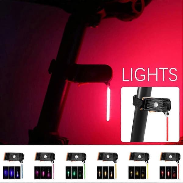 Photon Drop Light USB Oppladbar Sykkel Baklykt 3 Lysmoduser Robust-Perfekt Rød-maks Red