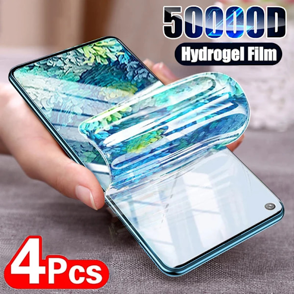 4 kpl Hydrogel-kalvoa OPPO Find X6 Pro -näytönsuojaksi