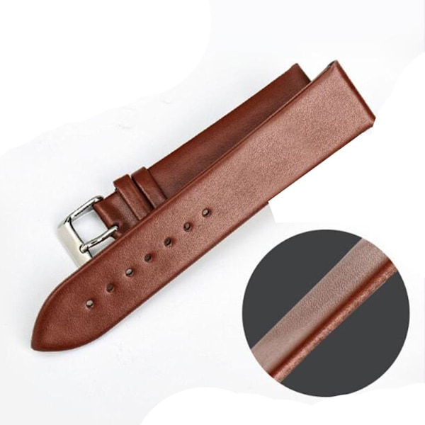 Stilrent Bekvämt Smooth Kellohihna Sininen Blå 18mm