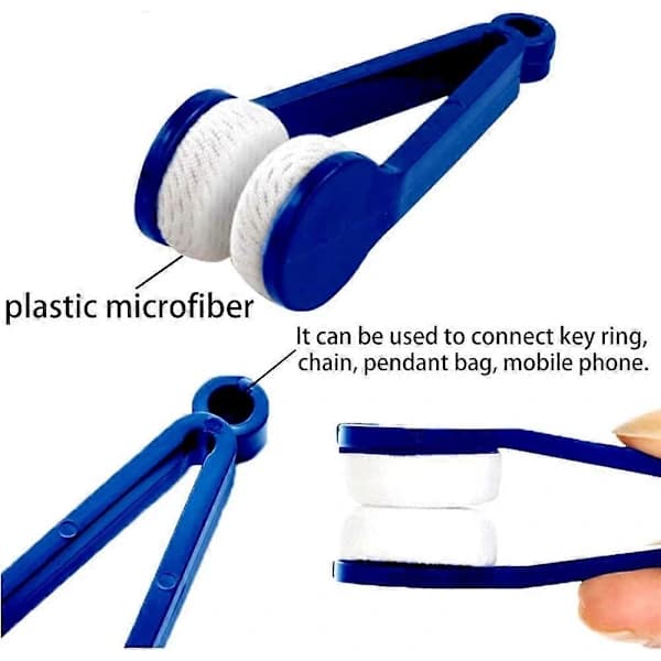 10 stk. Mini Solbriller Renseklemme, Briller Mikrofiber—max