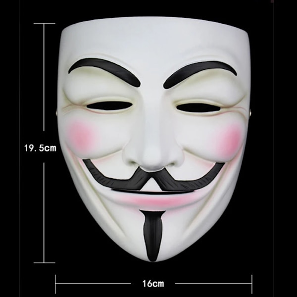 Party Anonyma Masker Halloween Film Tema Ansiktsmasker För Vuxna Cosplay Film Kostymer Rekvisita Mask Skräck Mask Gåva Till För Barn 1