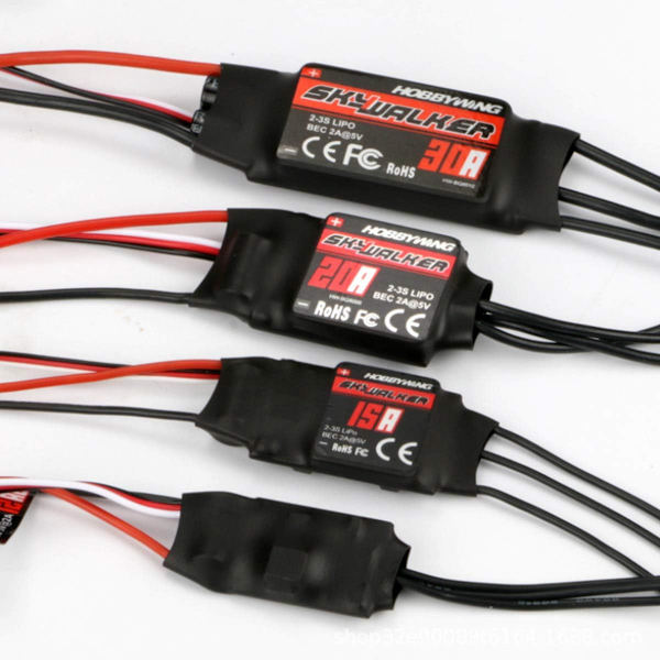 20A 30A 40A 50A 60A 80A Børsteløs Hastighedskontrol ESC BEC til RC Fly Quadcopter Helikopter 60A 60A