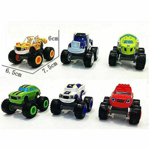IC CNE 6-pakkau/setti Blaze The Monster Machines -ajoneuvot Dieca