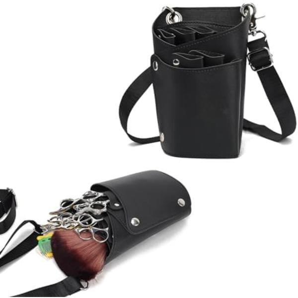 Saxväska, konstläder Salong Barber Frisör Frisör Saxfodral Holster Frisörverktyg Väska med Midja